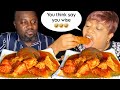 Asmr DUMB Eating  Challenge and Brown Amala Fufu with Slimy Ewdu Stew Assorted Meat Mukbang