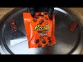 ASMR Reese S Peanut Butter Cups Minis Ice Cream Rolls Oddly Satisfying Chopping Crushing Sounds