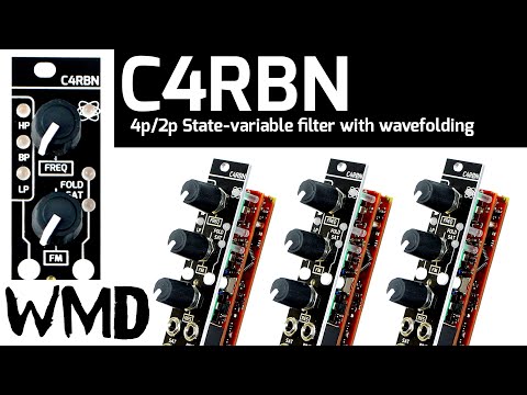 WMD C4RBN - Eurorack Filter In-Depth Demo