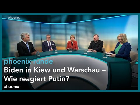 #phoenixrunde: Biden in Kiew und Warschau – Wie reagiert Putin?