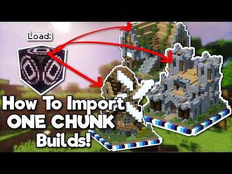 Minecraft: How To Import Builds Using Structure Blocks! [Tutorial]
