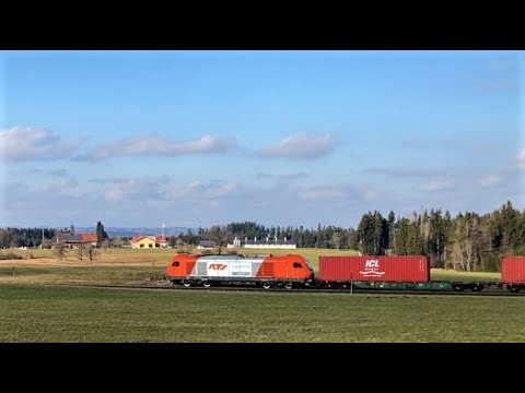 Ende von RTS am Lineas Containerzug! | 2016 908 auf der Allgäubahn inkl. Br612