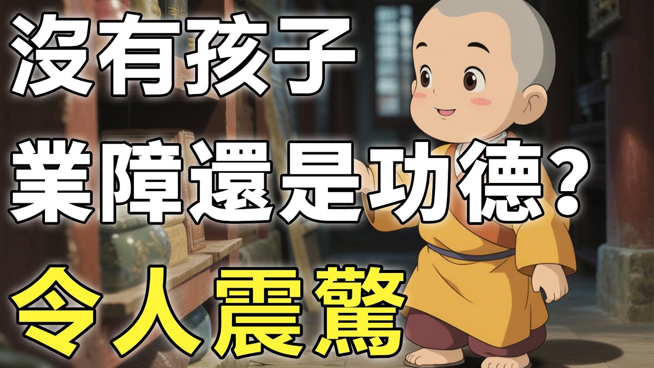 沒有孩子是業障還是功德?佛陀用一個動作，揭示了“生育"的真相【業障|因果|子女】