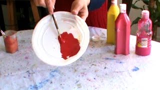 CÓMO HACER COLOR ROJO. HOW TO MAKE RED