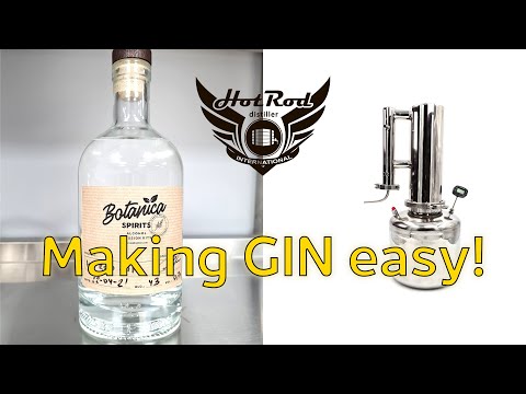 Making Gin at home is simple with Hot Rod Distiller