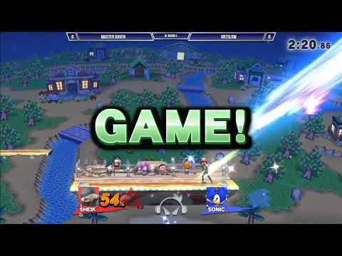 ECG Smash Weekly 2.24.18 - Winners Round 3 - VS | Master Raven (Sheik) vs Ur2Slow (Sonic)