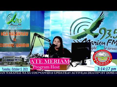 Mga Hagawhaw sa Dughang Samaran October 5, 2021 Episode 3:00 P.M. – 5:00 P.M. Hosted By: Ate Meriam