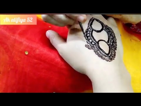 beautifull and unique mehndi motive by alifiya #mehndi #heena #mehndidesign @akalifiya5225