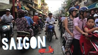 Ride with me thru Crazy Saigon Traffic 🛵Motorbikes Today in Vietnam, Ho Chi Minh City Travel 2017