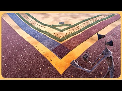 1,000 Siren Head & 9,999,000 Zombies vs Humanity ARMY - Ultimate Epic Battle Simulator 2 UEBS 2 (4K)