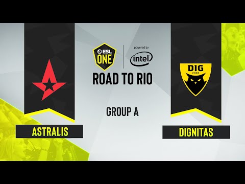 CS:GO - Astralis vs. Dignitas [Train] Map 1 - ESL One Road to Rio - Group A - EU