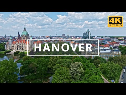 Hanover , Germany 🇩🇪 | 4K Drone Footage (With Subtitles)