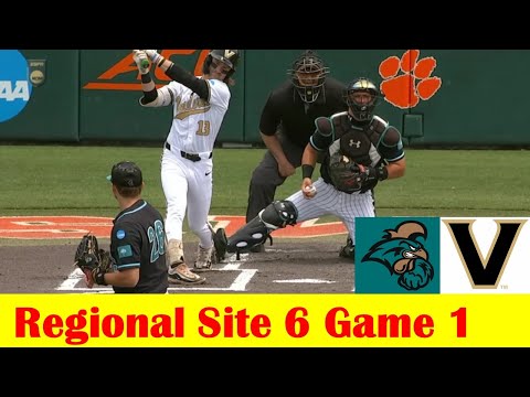 Coastal Carolina vs Vanderbilt Baseball Highlights, 2024 NCAA Regional Site 6 Game 1