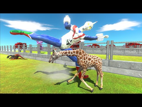 Zone Fighter vs every unit on the spiral path - Animal Revolt Battle Simulator