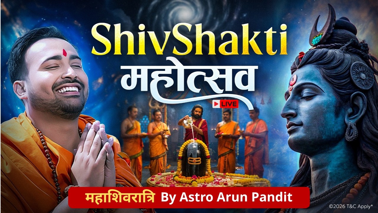 महाशिवरात्रि Special 🙏 | Shiv Shakti Mahotsav by Astro Arun Pandit 🔥 | Mahashivratri Puja 2026