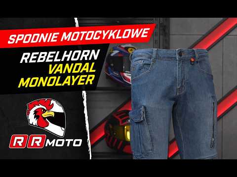 REBELHORN VANDAL MONOLAYER - jeansy motocyklowe