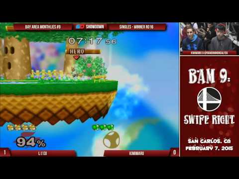 BAM #9 - Winner Ro16: L (Fox) vs Kimimaru (Yoshi)