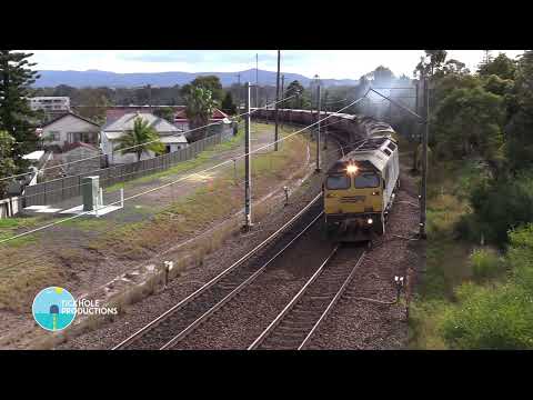 Diesel Locomotives RL301, 4910, GM10, GM22, BRM001, RL304 & C505 - Loaded Grain - July 2022