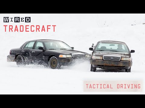 Professional Driver Demonstrates Tactical Driving Maneuvers