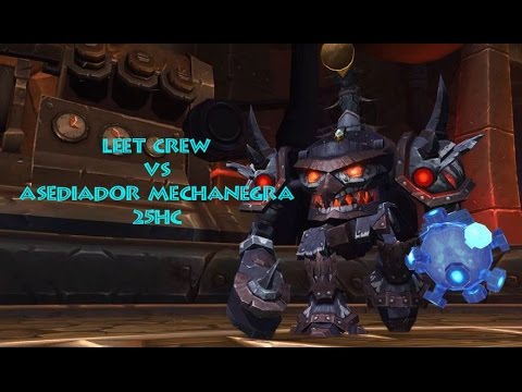 Leet Crew vs Asediador Mechanegra 25HC |World of Warcraft| (CINTA) Tocaguero Hunter Bestias POV