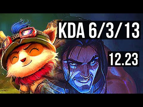 TEEMO vs SYLAS (JNG) | 6/3/13, 300+ games | EUW Diamond | 12.23