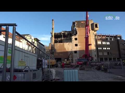 Abriss der Volksbank