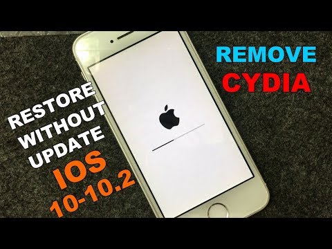How to Unjailbreak/Remove Jailbreak on iOS 10 - 10.2 | Delete Cydia & Restore |2017|