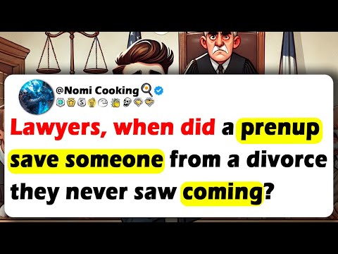 Lawyers, When Did A PRENUP SAVE Someone From A Divorce They NEVER Saw COMING?