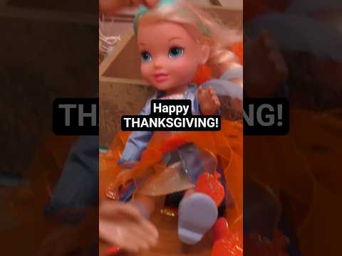 Happy Thanksgiving 2025!  Elsa & Anna toddlers