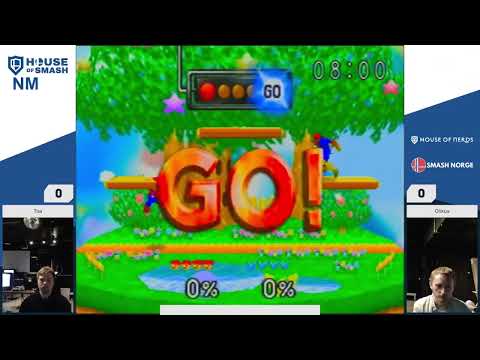 House of Smash #128 - Winners Semis - Toa (Mario) vs Olikus (Falcon)