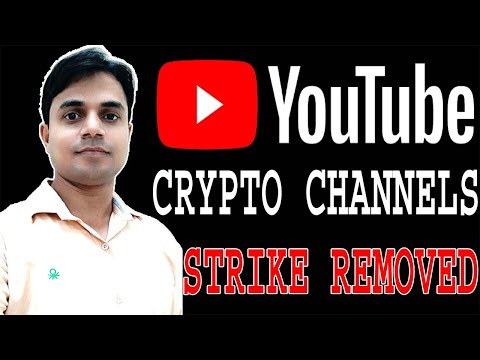 Youtube Crypto Channels Strike is Removed | Good News