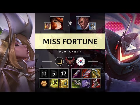 Miss Fortune ADC vs Lucian - KR Grandmaster Patch 25.15