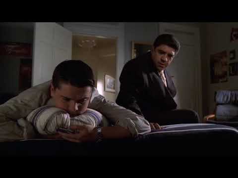 Sopranos - AJ is caught smoking pot at his confirmation, Pussy speaks to AJ (D-Girl)
