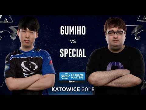 StarCraft II - gumiho [T] vs. SpeCial [T] - Ro24 - Group A - IEM Katowice 2018