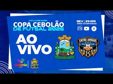 AO VIVO: CME CHAPADÃO DO LAGEADO x CME AGROLÂNDIA | COPA CEBOLÃO 2026 – TAÇA ECOTRAT