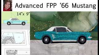 🚙 1966 Mustang 🚙 | ADVANCED DIFFICULTY FPP QUILT BLOCK | Foundation Paper Pieced Pattern on my ETSY