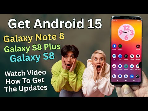 Update Galaxy Note 8 Galaxy S8 Plus Galax S8 To Android 15 😉😗 #tech #update #tutorial