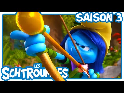 C'est la meilleure archère • Les Schtroumpfs 3D • Dessins animés pour enfants