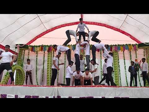 class 10th boys stunt and dance 26 jan