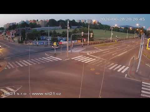 Otrokovice - Kvítkovice Intersection live cam