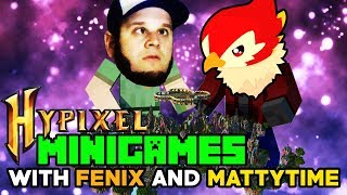 Minecraft Minigames! - With Fenix and Mattytime - (MATT HATES CRAFTING!?!)