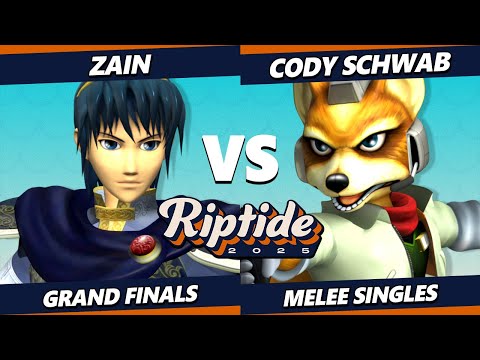 Riptide 2025 GRAND FINALS - Cody Schwab (Fox) Vs. Zain (Marth) Smash Melee - SSBM