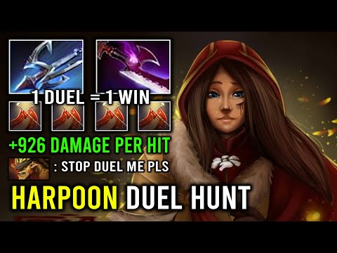 How to 1 Duel 1 Win Harpoon LC +926 Damage Per Hit Delete Any Tank Hero on Map Dota 2
