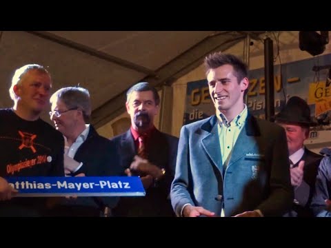 Matthias Mayer - Olympia-Empfang 2014