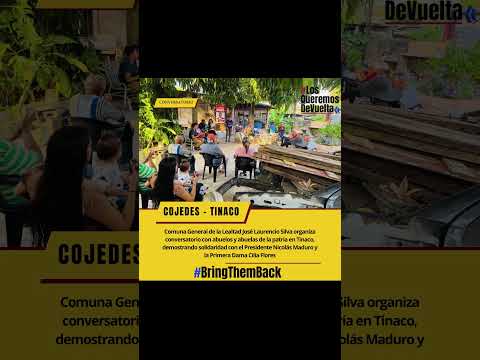 Los Abuelos y Abuelas de Tinaco estado Cojedes participan en un grandioso conversatorio