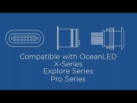 Take control of your OceanLED Colours or Dual underwater lights via the New OceanDMX RC.
