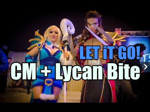 Crystal Maiden + Lycan bite!! LET IT GOOOO!!! hahaha