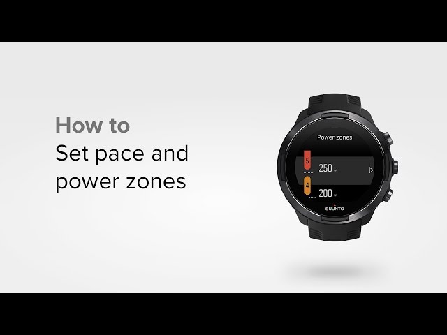 Video teaser for Suunto 9 and Suunto Spartan - How to set pace and power zones