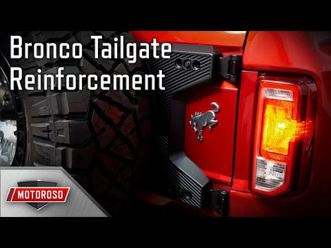 2021+ Bronco Tailgate Reinforcement WITH Heavy Duty Hinges w/ Install