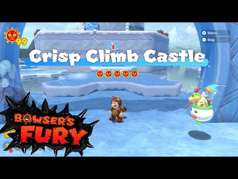 Crisp Climb Castle Mario 3D Bowser's Fury  All 5 Shines